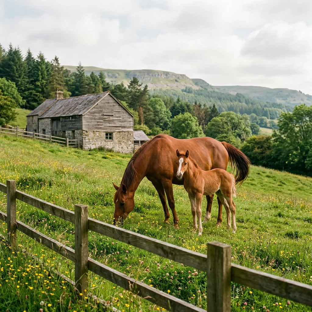 Élevage de chevaux, Écuries de la Gravelière, Contamine-Sarzin